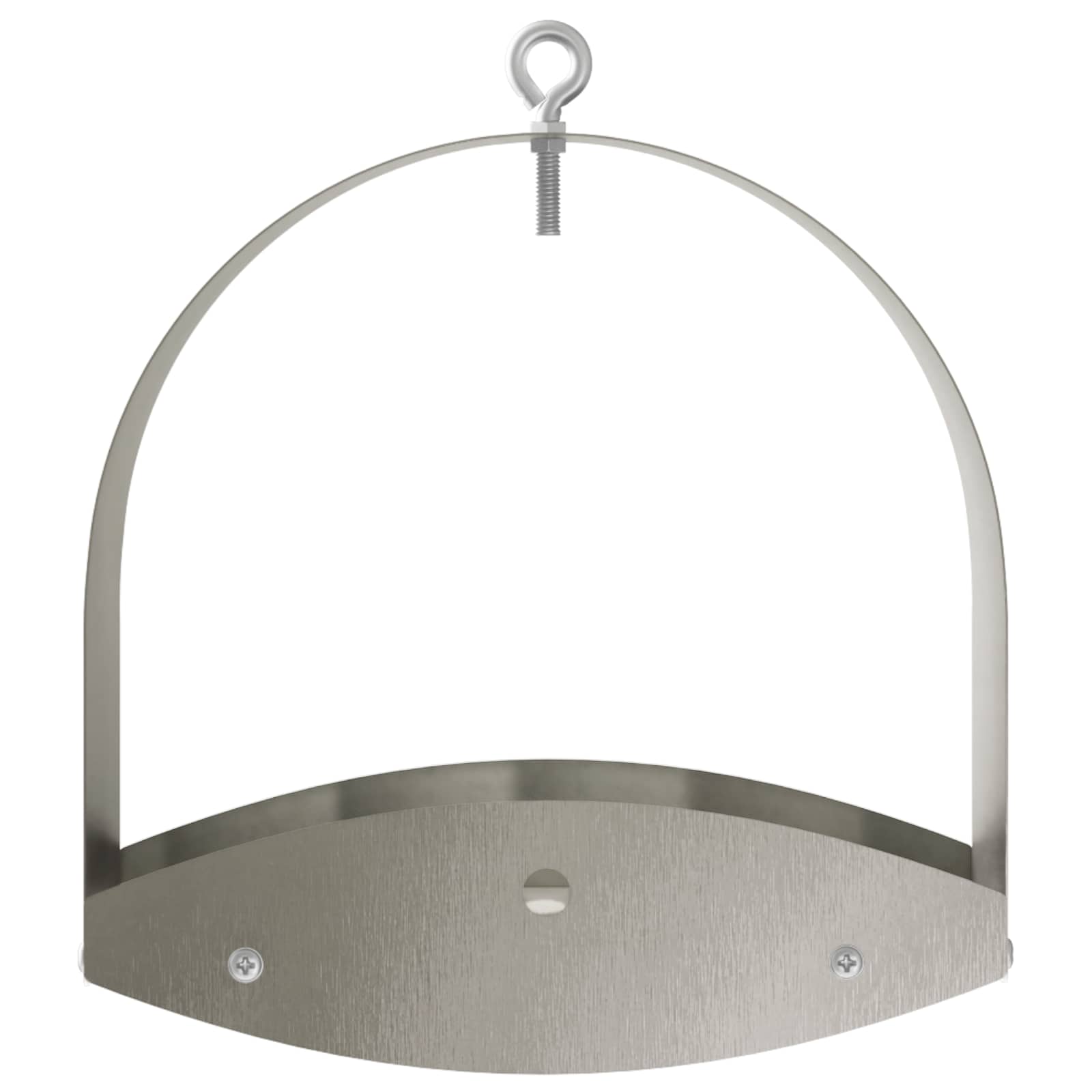 vidaXL - Hangend - vogelvoederhuisje - Roestvrij - staal - zilver