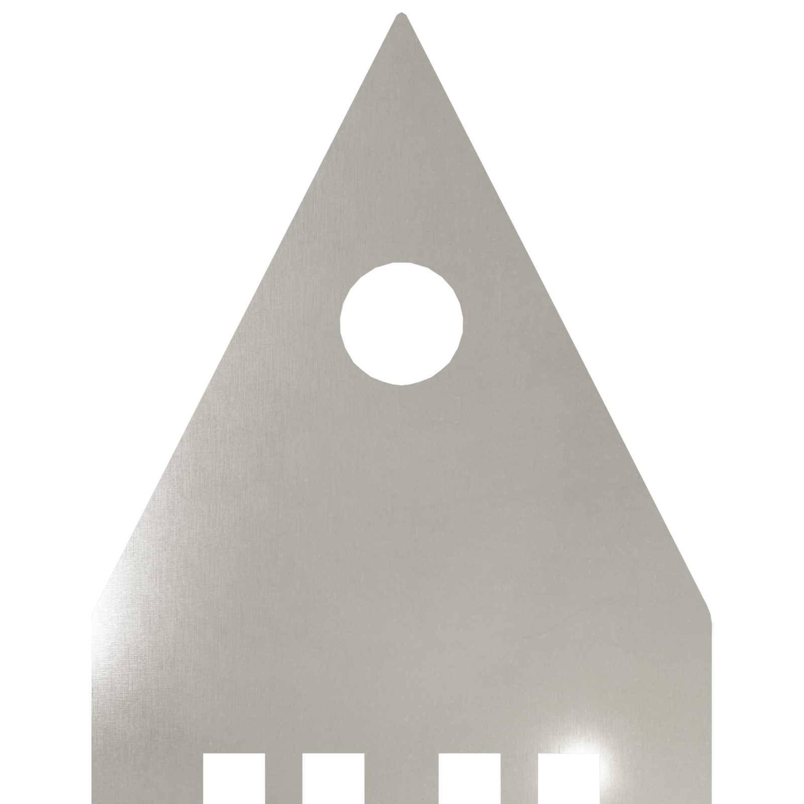Tuinstekers 3 st 41 x 10 x 0,08 cm zilver Roestvrij staal image 4