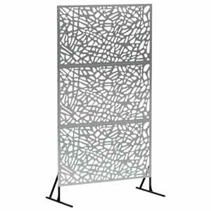 vidaXL Privaatsust&otilde;ke 100 x 50 x 180 cm Tsingitud teras H&otilde;bedane