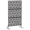 vidaXL Privaatsust&otilde;ke 100 x 50 x 180 cm Teras Must