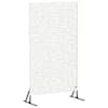 vidaXL Privaatsust&otilde;ke 100 x 50 x 180 cm Teras Valge