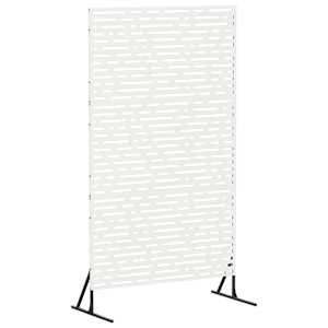 vidaXL Privaatsust&otilde;ke 100 x 50 x 180 cm Teras Valge