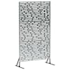 vidaXL Privaatsust&otilde;ke 100 x 50 x 180 cm Tsingitud teras H&otilde;bedane