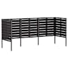 vidaXL Pr&uuml;gikasti ekraan 249 x 85 x 113 cm Teras Must