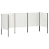 vidaXL Pr&uuml;gikasti ekraan 249 x 85 x 113 cm Teras Valge