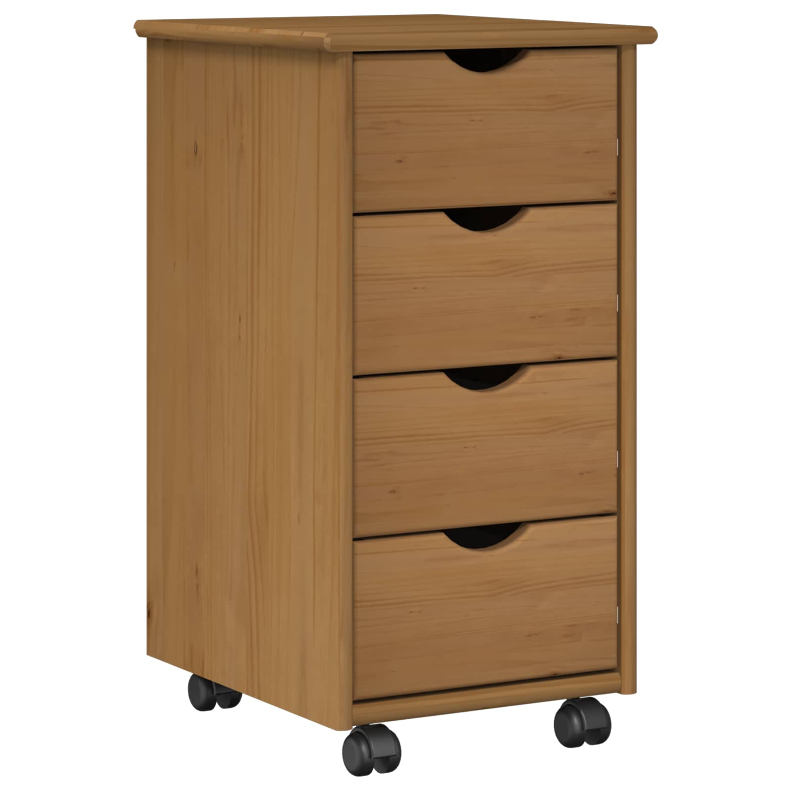Bureau Kas Set 2 st HoningBruin Massief grenenhout image 4