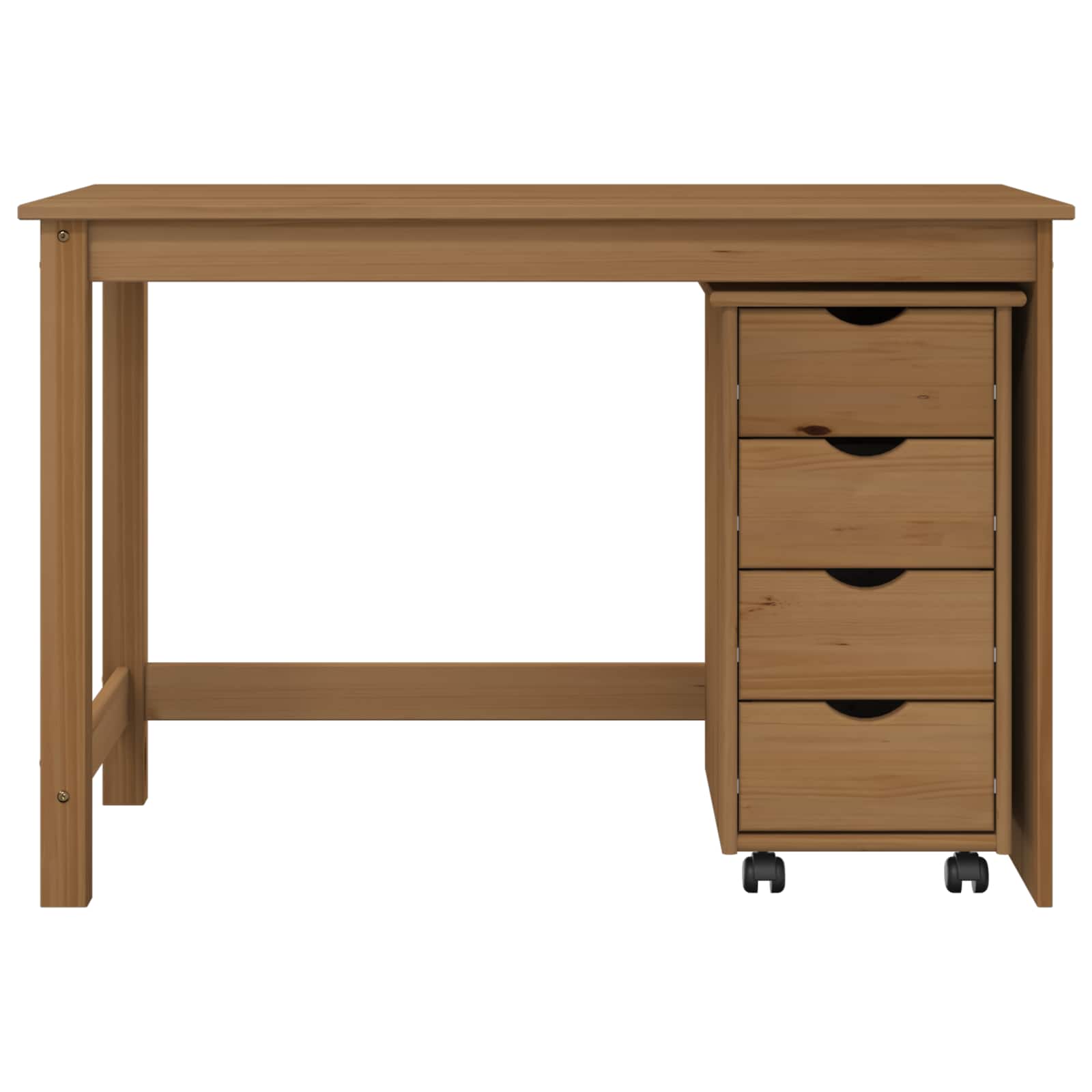 Bureau Kas Set 2 st HoningBruin Massief grenenhout image 7