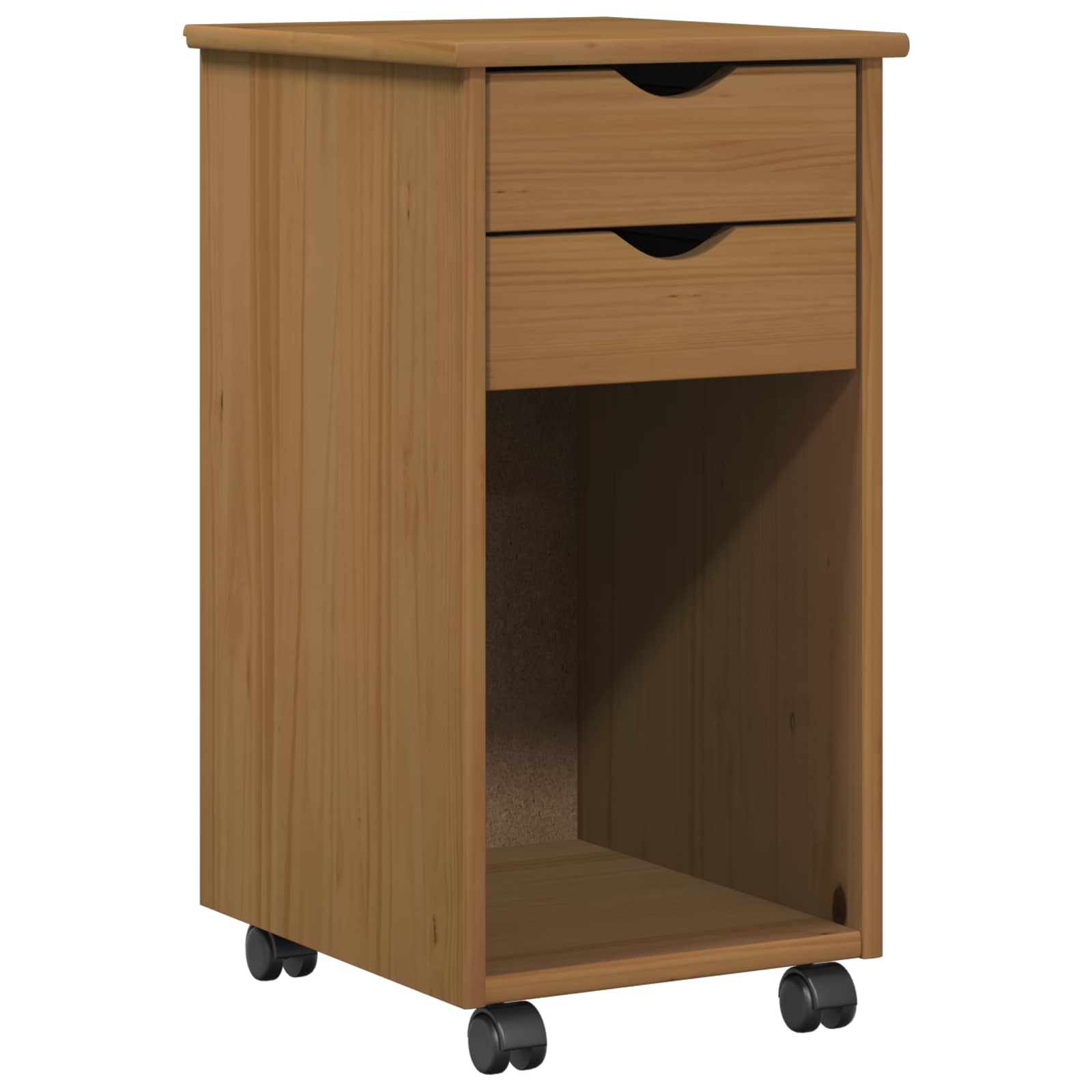 Bureau Kas Set 2 st HoningBruin Massief grenenhout image 6