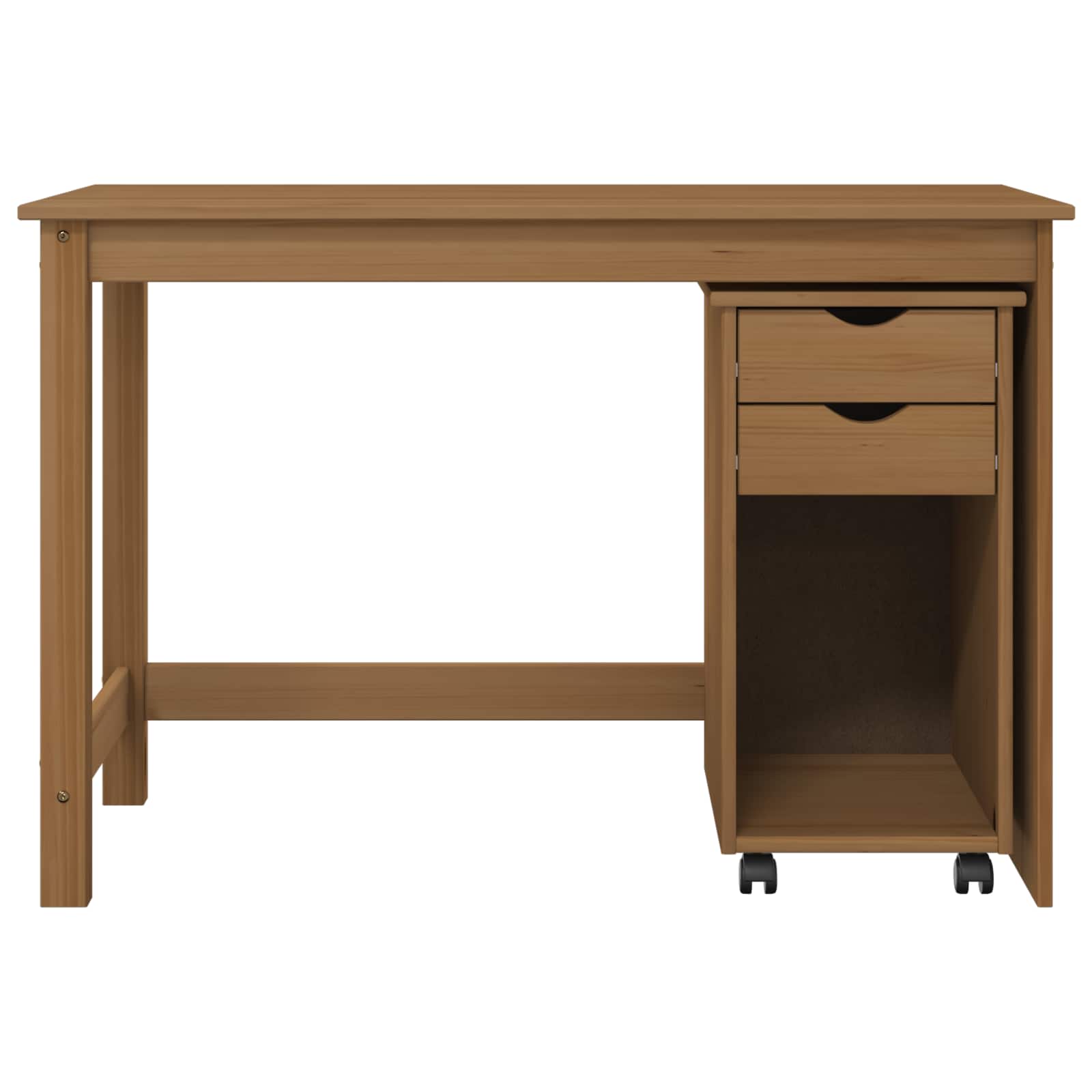 Bureau Kas Set 2 st HoningBruin Massief grenenhout image 7
