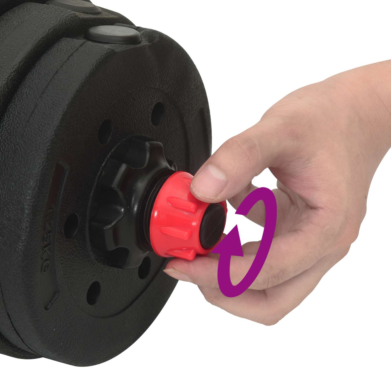 2 az 1-ben Súlyzó Készlet 40kg Fekete és piros