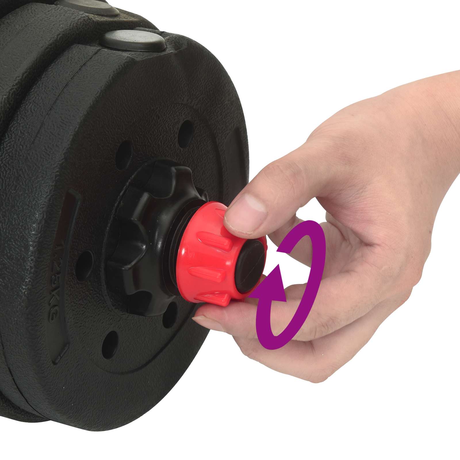 4 az 1-ben Súlyzó Készlet 40kg Fekete és piros