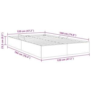 Ottoman postel s úložištěm Růžová 120 x 200 cm Samet - obrázek 13
