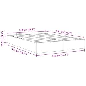 Ottoman postel s úložištěm Černá 140 x 190 cm Samet - obrázek 13