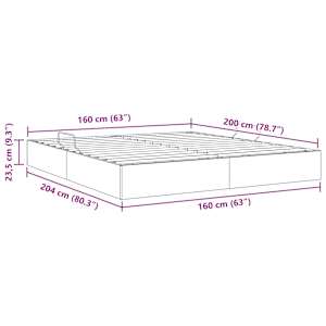 Ottoman postel s úložištěm Růžová 160 x 200 cm Samet - obrázek 13