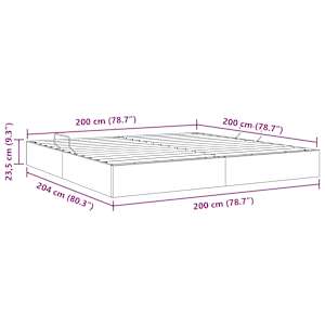 Ottoman postel s úložištěm Tmavě šedá 200 x 200 cm Samet - obrázek 13