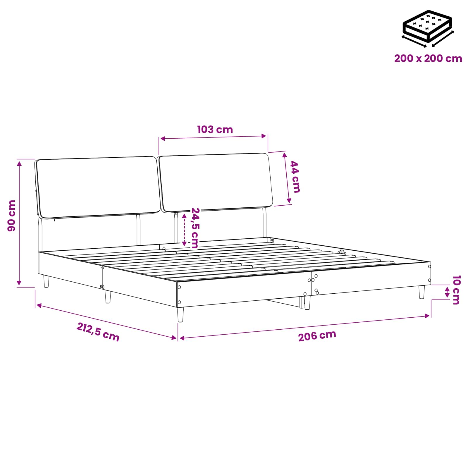Bed size guide