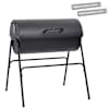 vidaXL T&uuml;nnigrill kahe k&uuml;psetusrestiga 3 tk 80 x 73 x 90 cm Metall