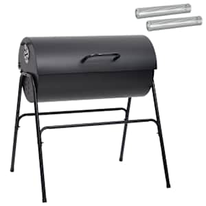 vidaXL T&uuml;nnigrill kahe k&uuml;psetusrestiga 3 tk 80 x 73 x 90 cm Metall
