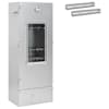 vidaXL Suitsutiahjud 3 tk 44,5 x 29 x 110 cm Tsingitud teras H&otilde;bedane