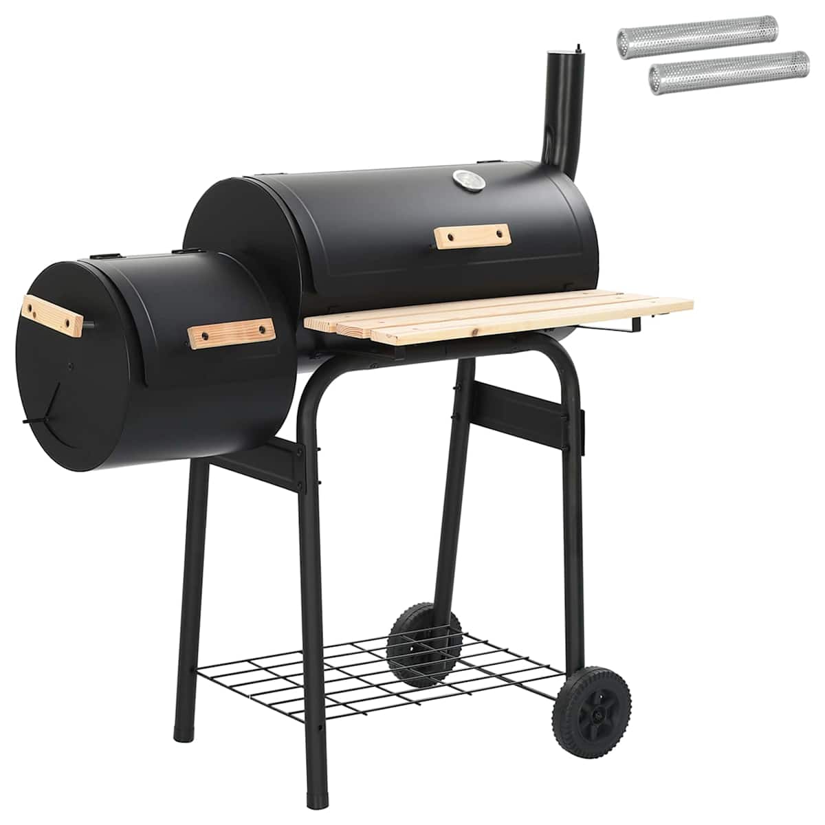 Udendørs grill 103 x 60 x 113 cm Stål Sort - Billede 2