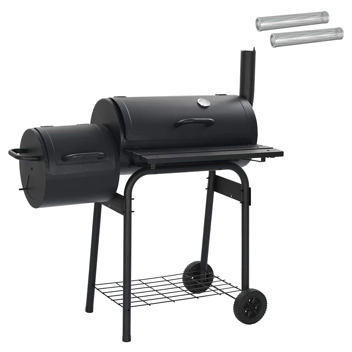Udendørs grill 103 x 60 x 113 cm Stål Sort - Billede 2