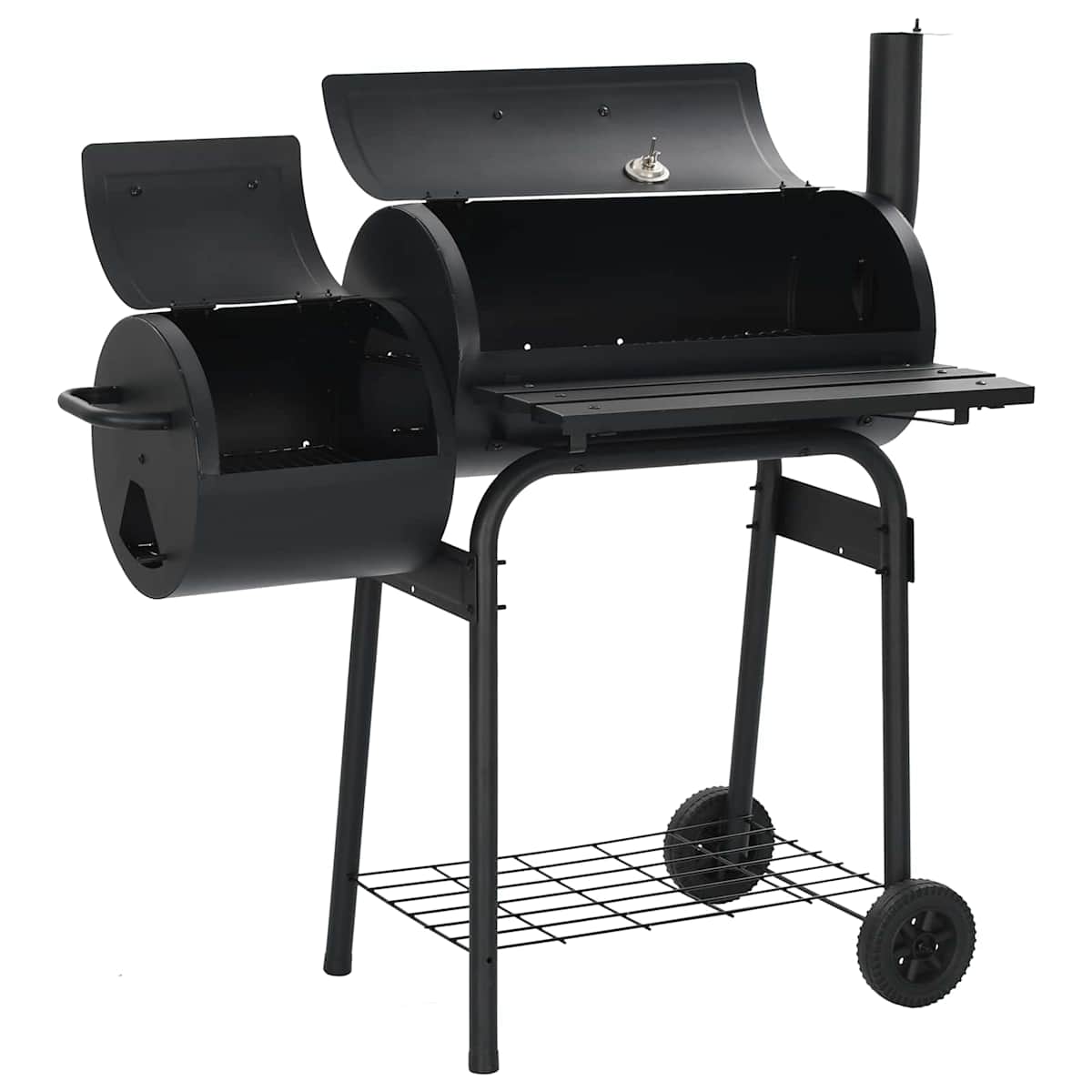 Udendørs grill 103 x 60 x 113 cm Stål Sort - Billede 4