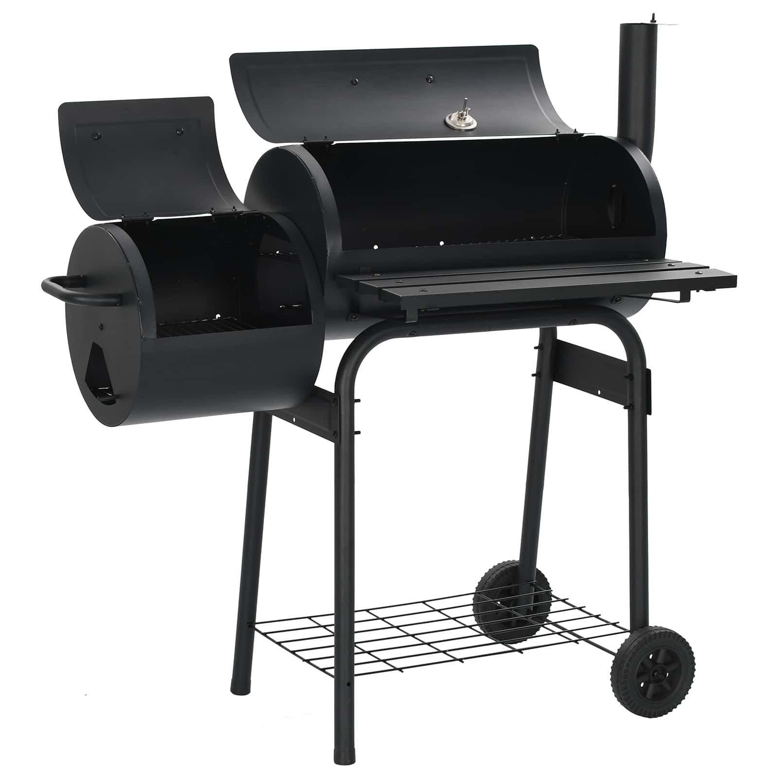 Buiten Grill 103 x 60 x 113 cm Staal Zwart image 4