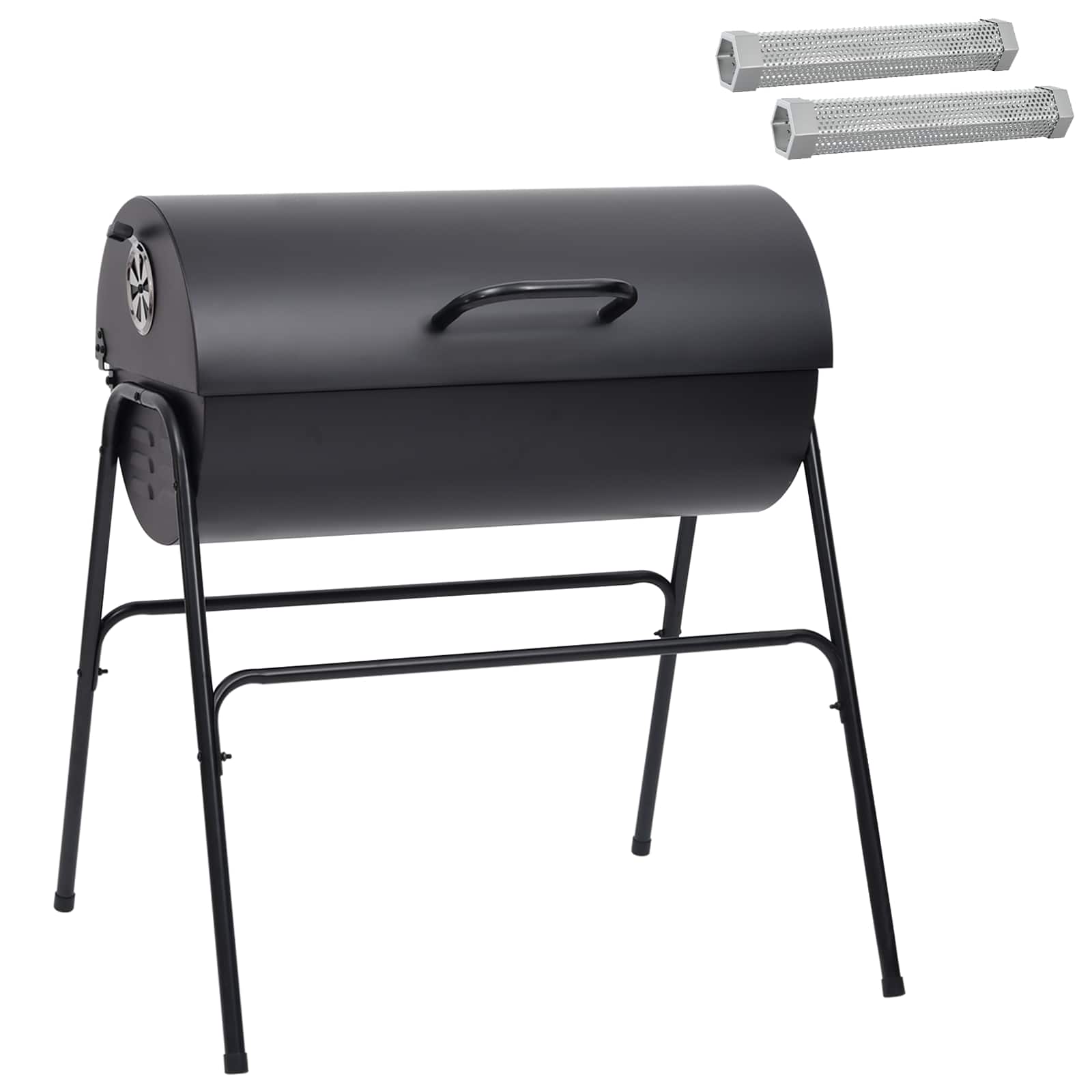Vaten Grill met 2 Kookroosters 3 pcs 80 x 73 x 90 cm Metaal image 2