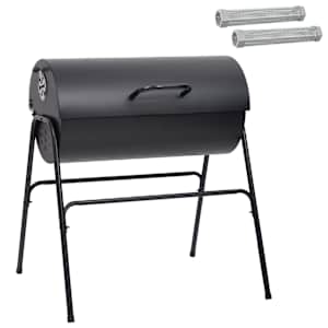 vidaXL T&uuml;nnigrill kahe k&uuml;psetusrestiga 3 tk 80 x 73 x 90 cm Metall