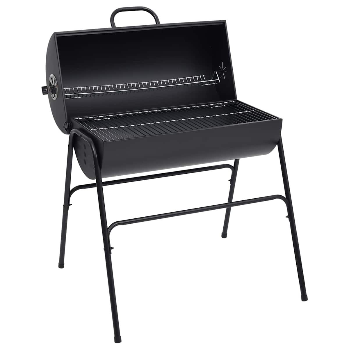 Tøndegrill med 2 madlavningsriste 3 stk. 80 x 73 x 90 cm Metal - Billede 5