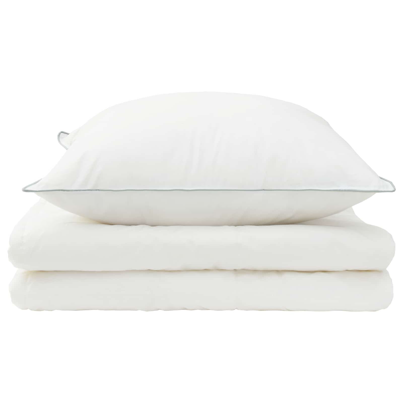 Dekbed en Kussen Set 2 st 137x200 cm Zomer 140 GSM Wol Wit image 6