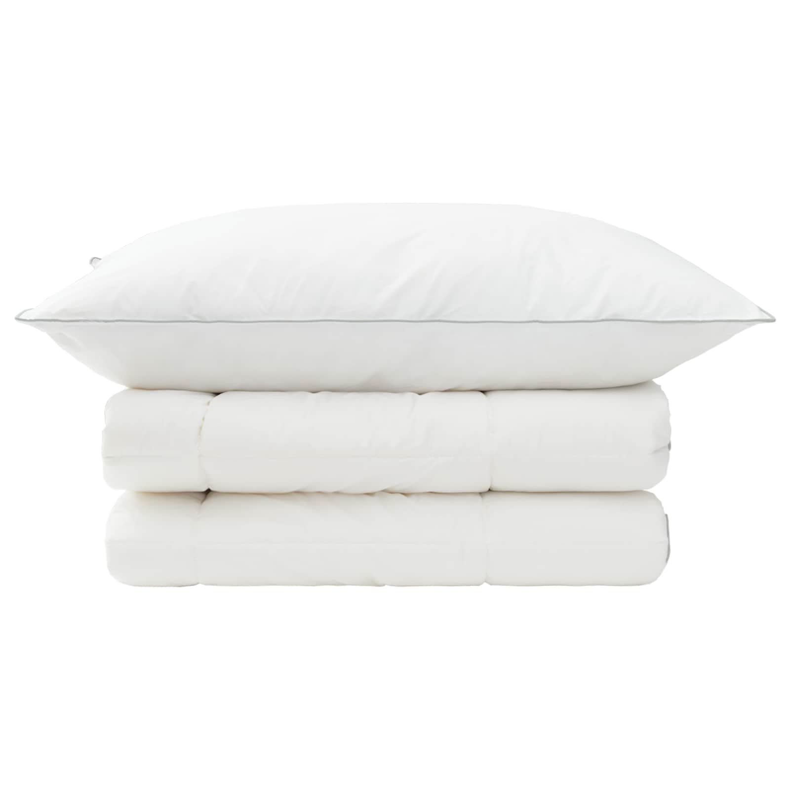 Dekbed en Kussen Set 2 pcs 137x200 cm 4 seizoenen 220 GSM Wol image 6