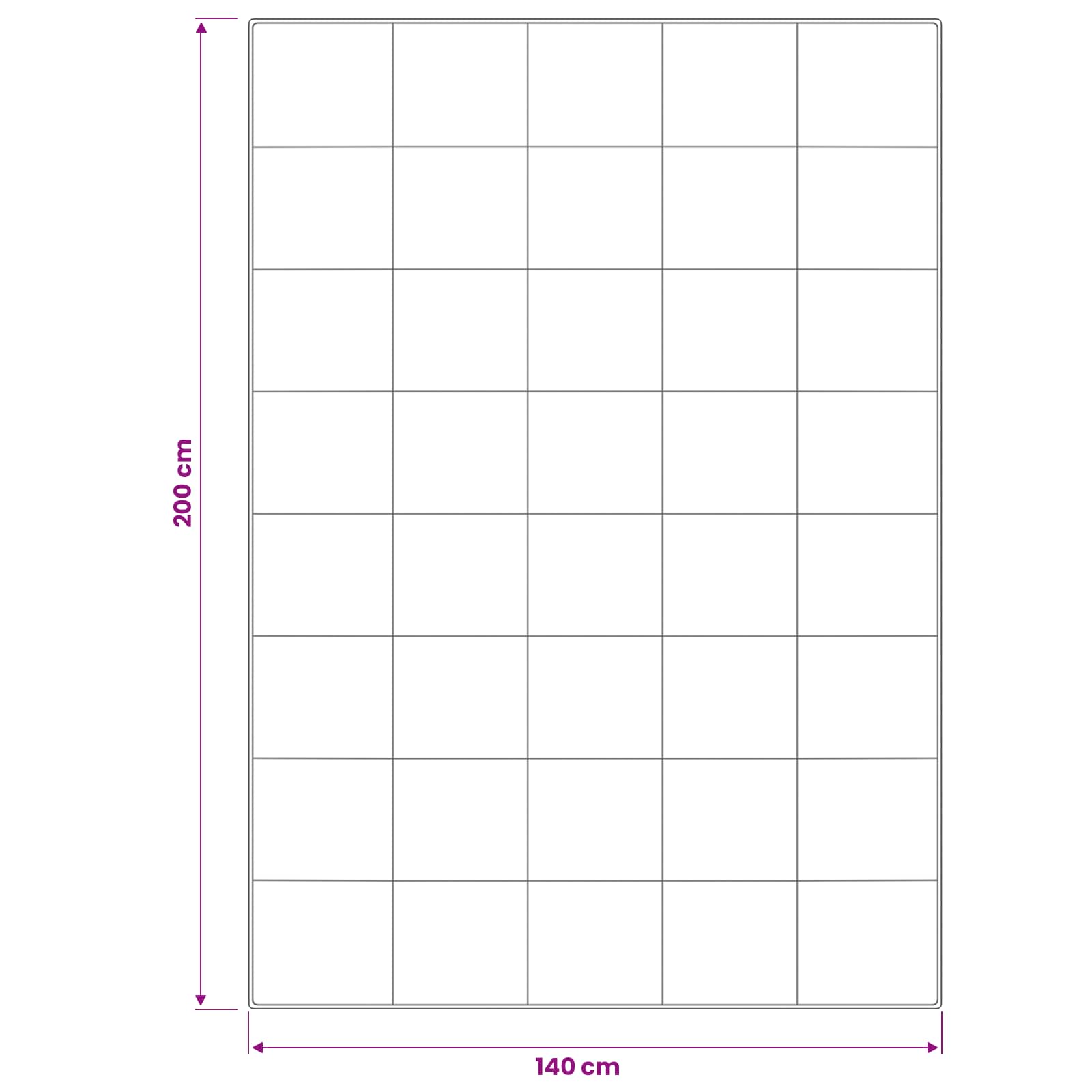 Dekbed en Kussen Set 2 pcs 140x200 cm 4 seizoenen 350 GSM Wol image 11