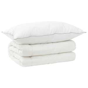 vidaXL Tekk ja padjakomplekt 2 tk 135x200 cm 4 aastaaega 300 GSM Vill