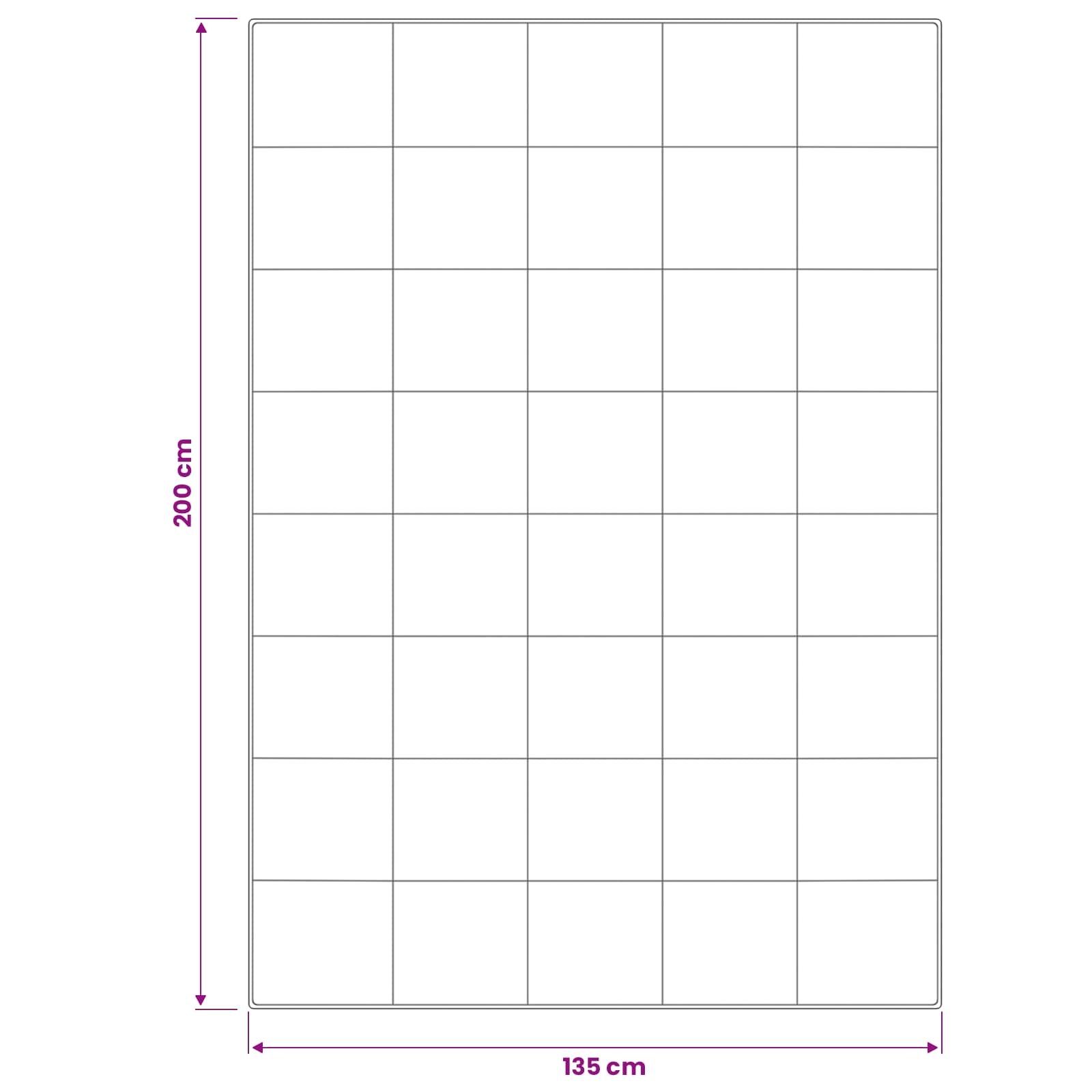 Dekbed en Kussen Set 2 pcs 135x200 cm Winter 450 GSM Wol Wit image 11
