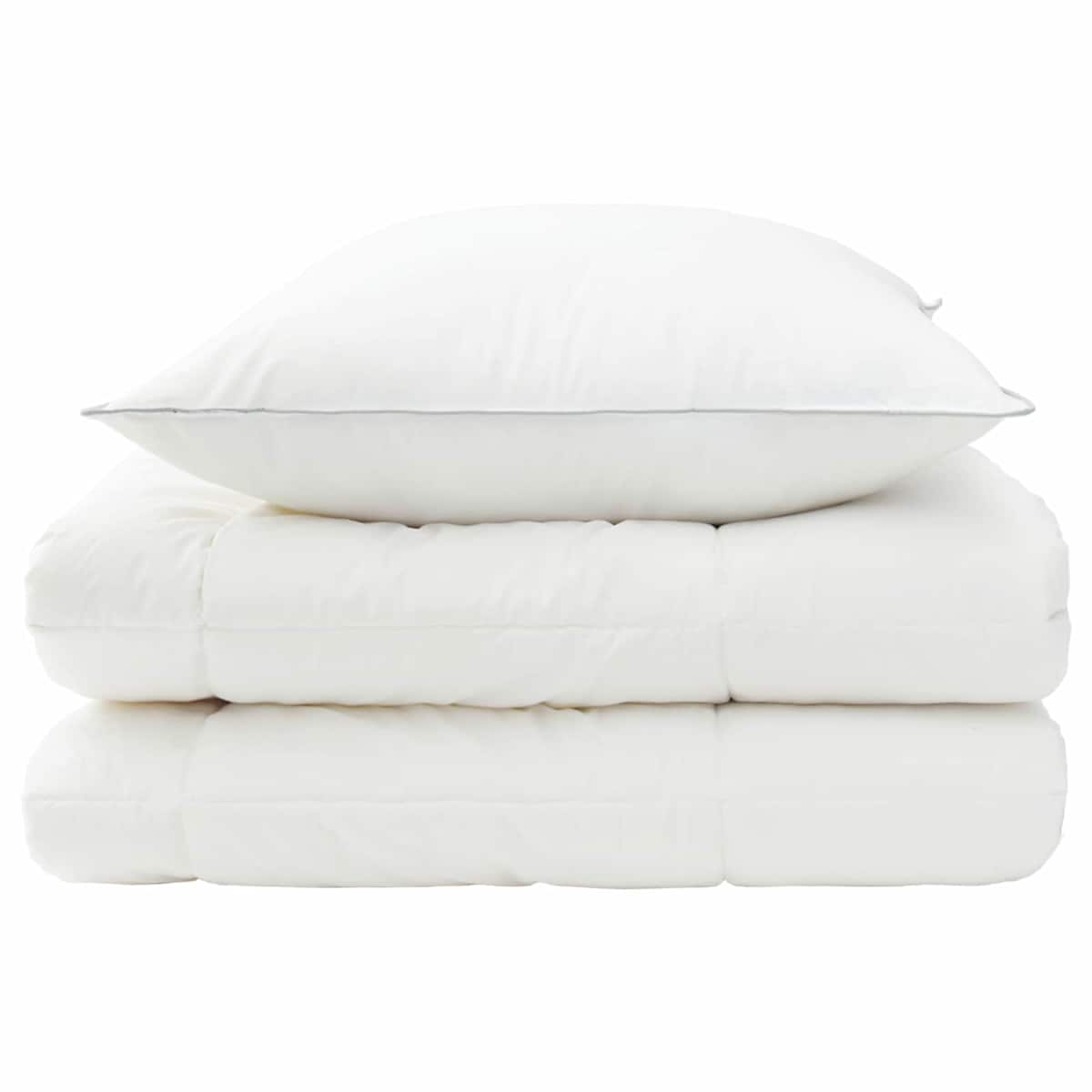 Dyne- og puddesæt 2 stk. Vinter 450 GSM Uld Hvid - Billede 6