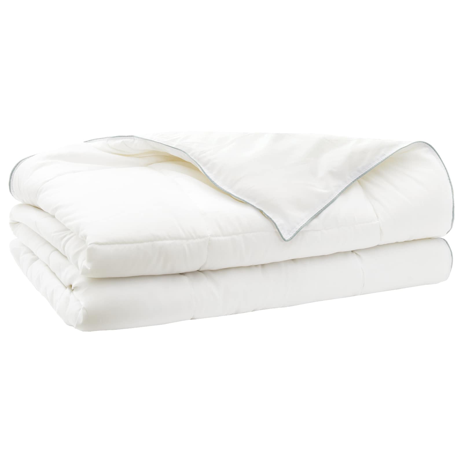 Dekbed en Kussen Set 3 pcs 240x260 cm Zomer 140 GSM Wol Wit image 4