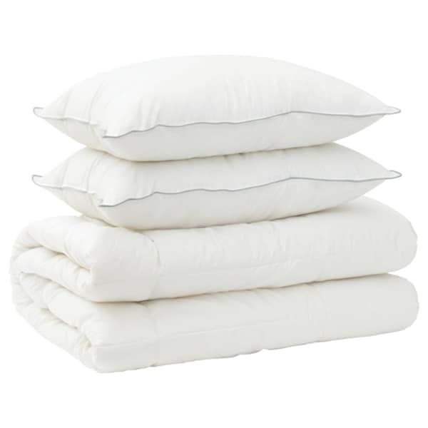 vidaXL Tekk ja padjakomplekt 3 tk 200x200 cm 4 aastaaega 220 GSM Vill