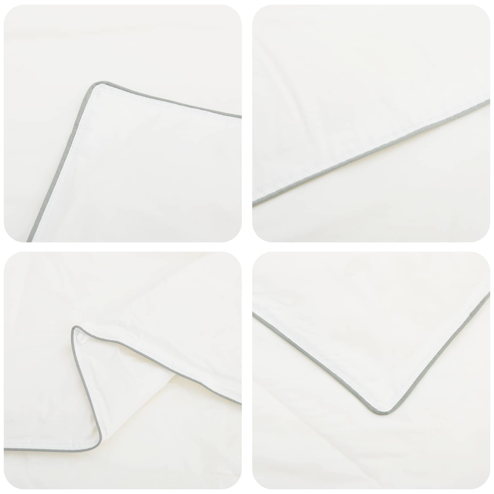 Dekbed en Kussen Set 3 pcs 240x260 cm 4 seizoenen 220 GSM Wol image 8