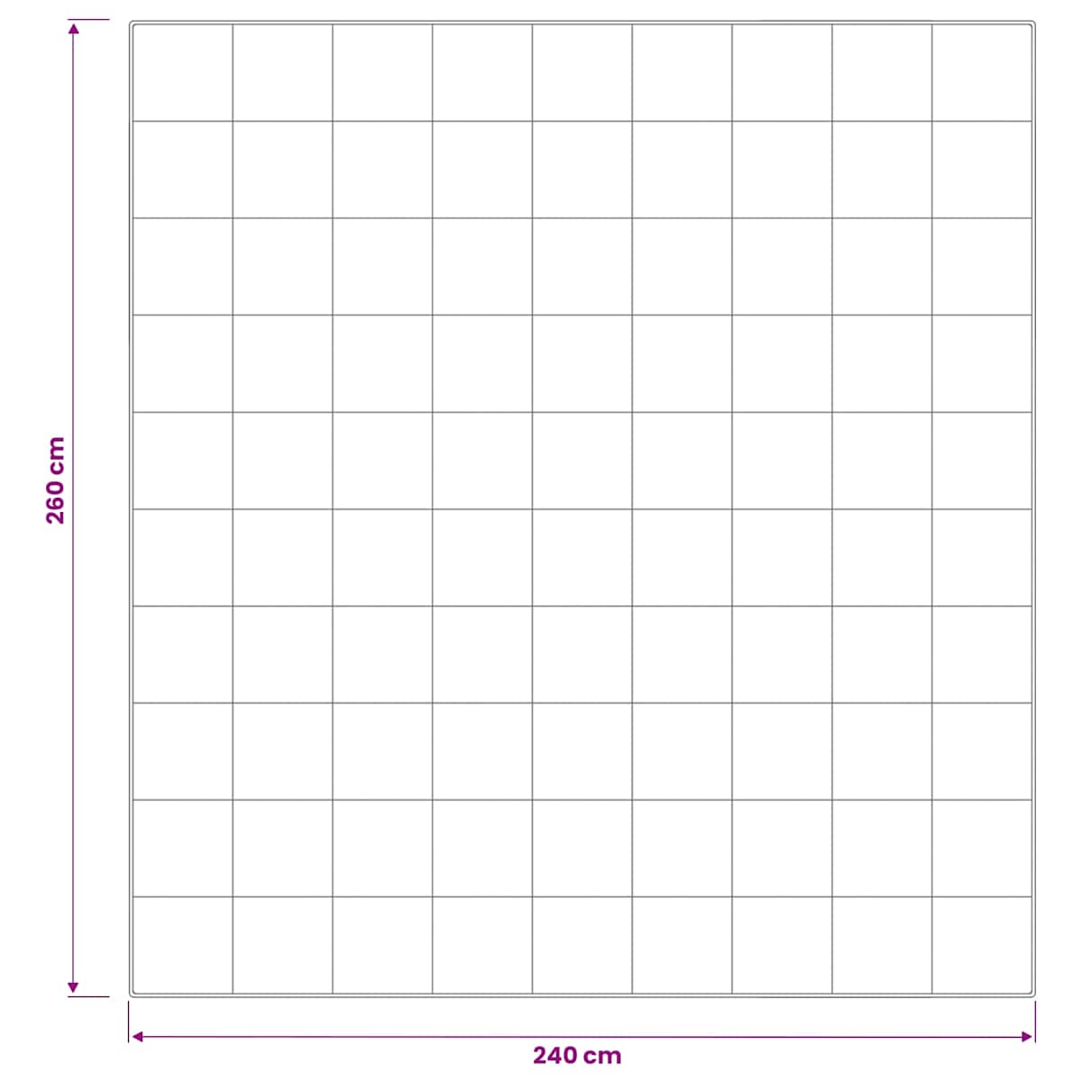 Dyne- og puddesæt 3 stk. 4 årstider 220 GSM Uld Hvid - Billede 11