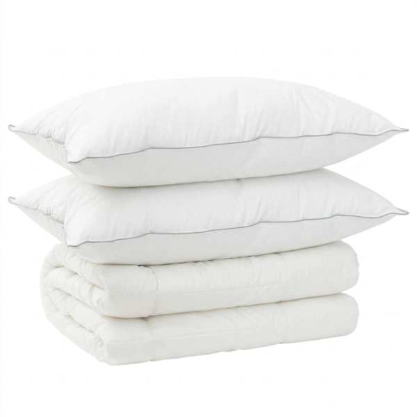 vidaXL Tekk ja padjakomplekt 3 tk 200x220 cm 4 aastaaega 350 GSM Vill