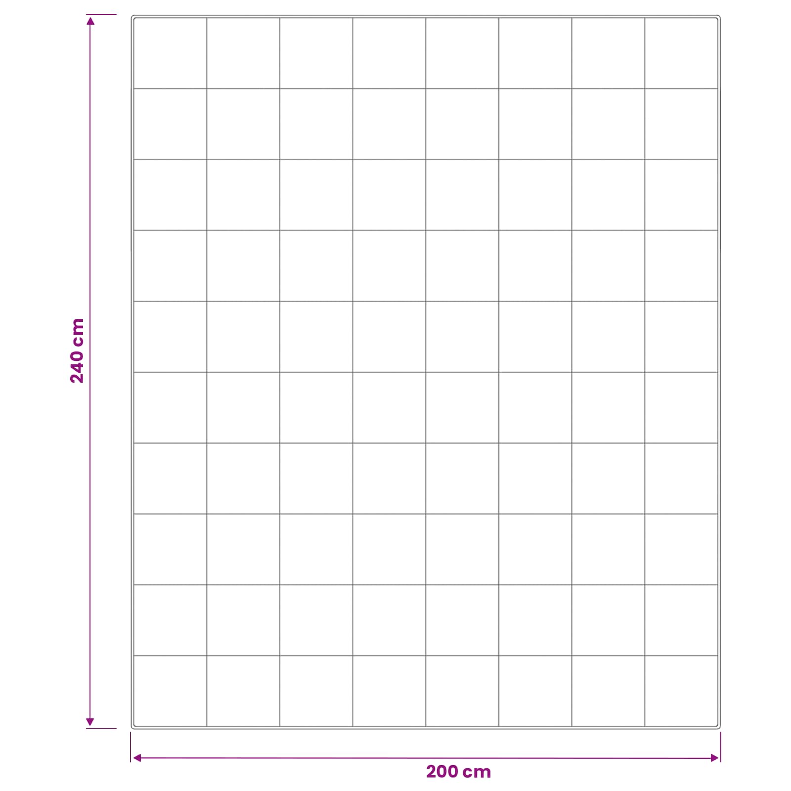 Dekbed en Kussen Set 3 pcs 200x240 cm Zomer 200 GSM Wol Wit image 11