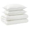 vidaXL Tekk ja padjakomplekt 3 tk 135 x 220 cm 4 aastaaega 300 GSM