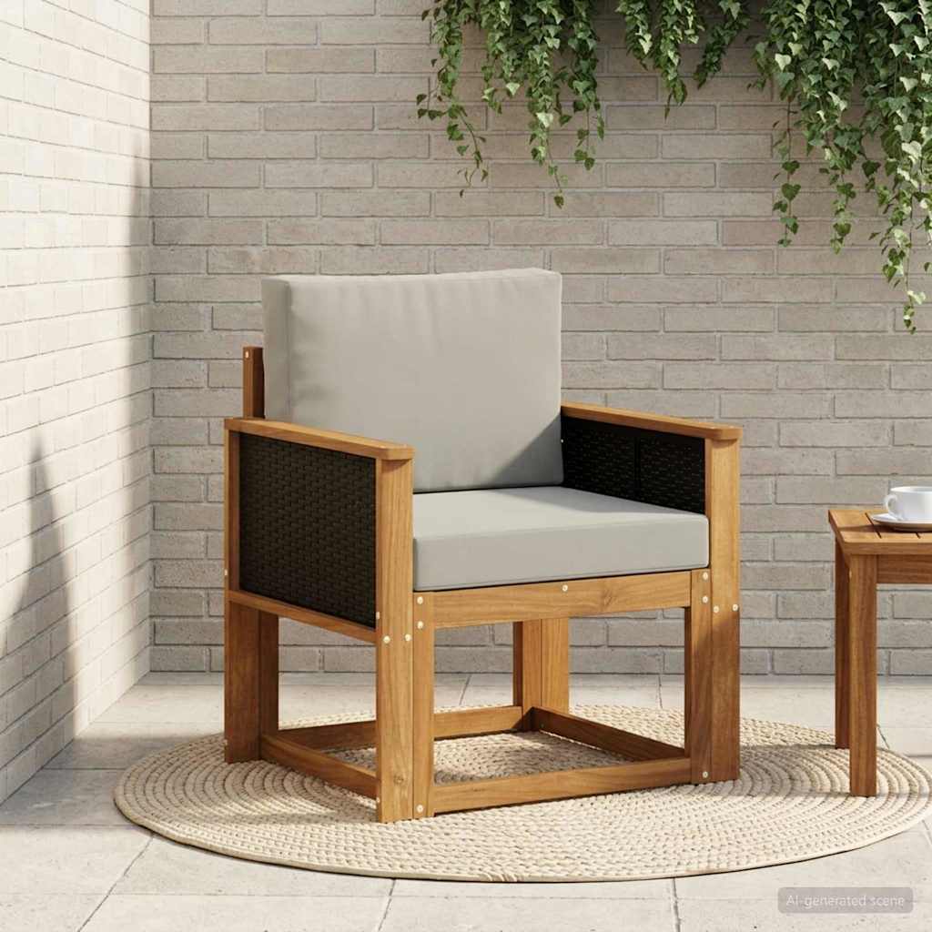 Buiten Midden Sofa Massief Acaciahout Naturel image 1