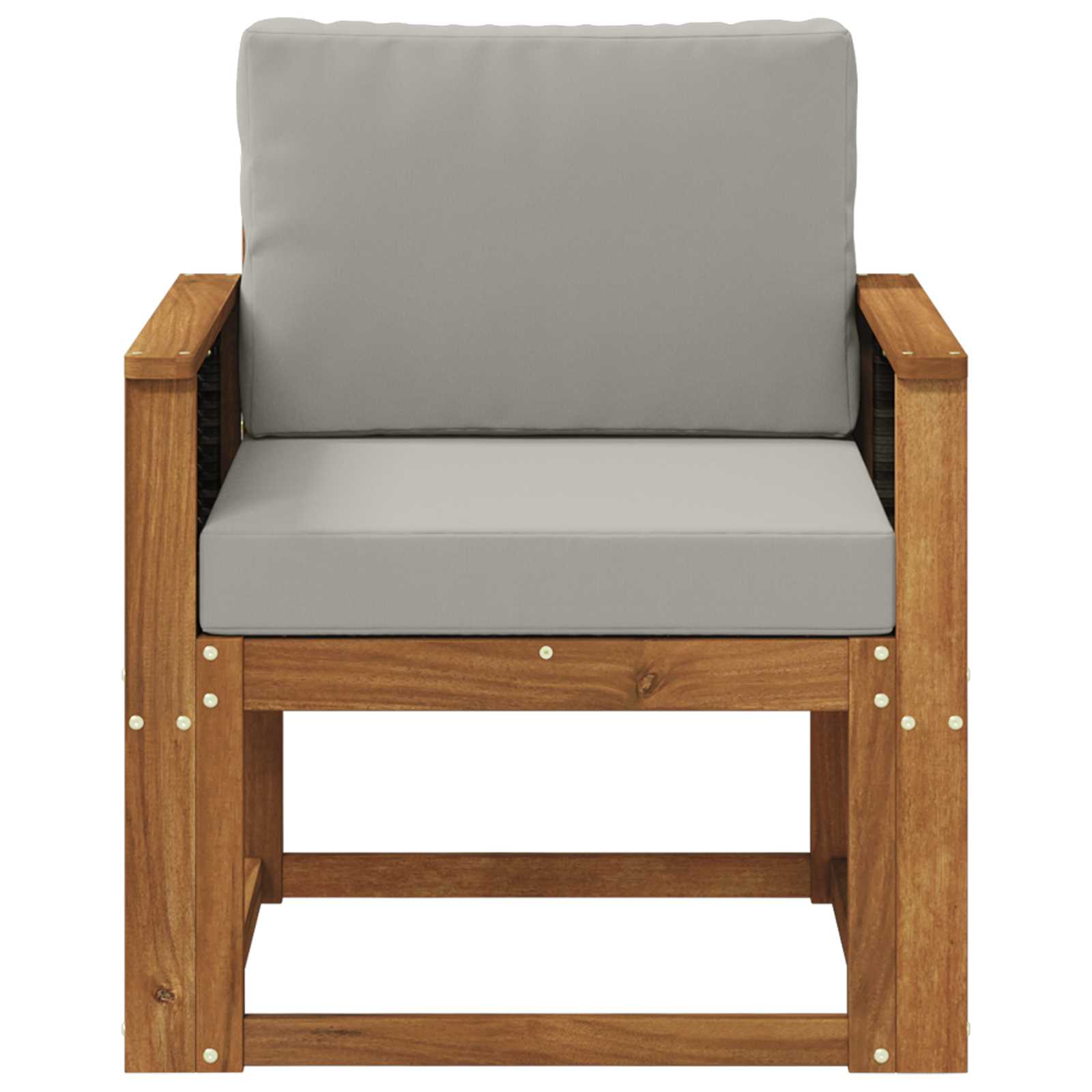 Buiten Midden Sofa Massief Acaciahout Naturel image 3