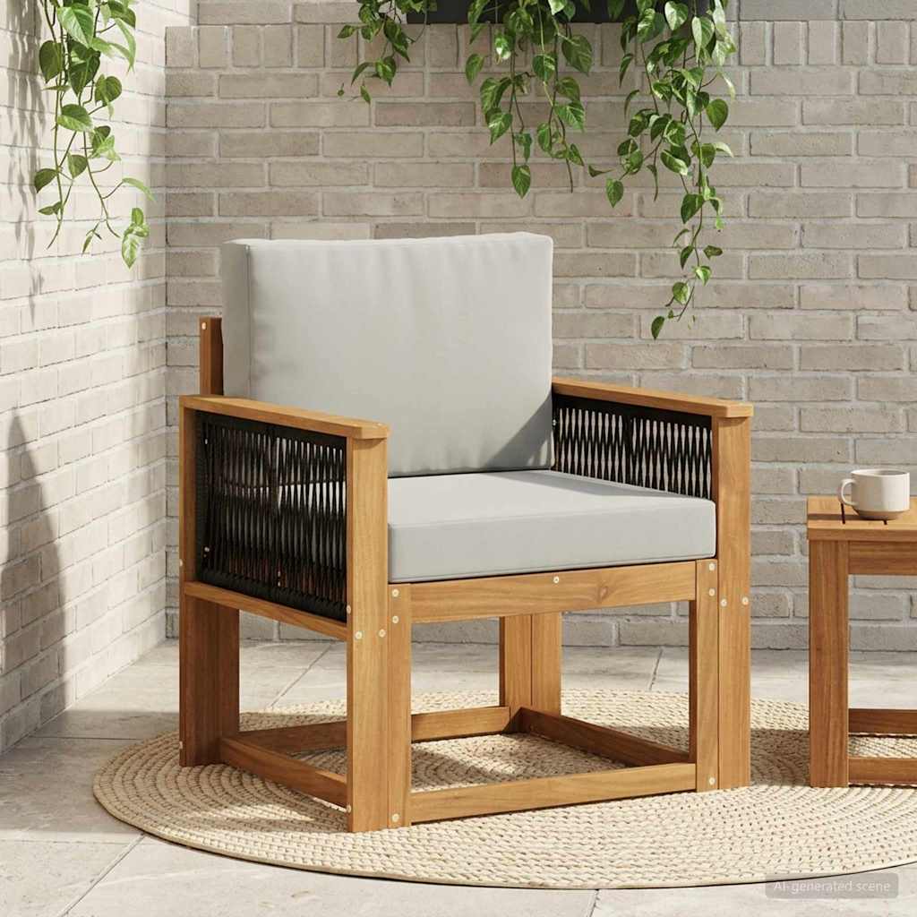 Buiten Midden Sofa Massief Acaciahout Naturel image 1