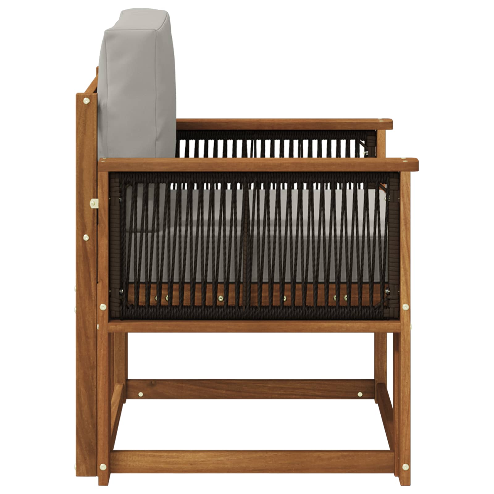 Buiten Midden Sofa Massief Acaciahout Naturel image 4