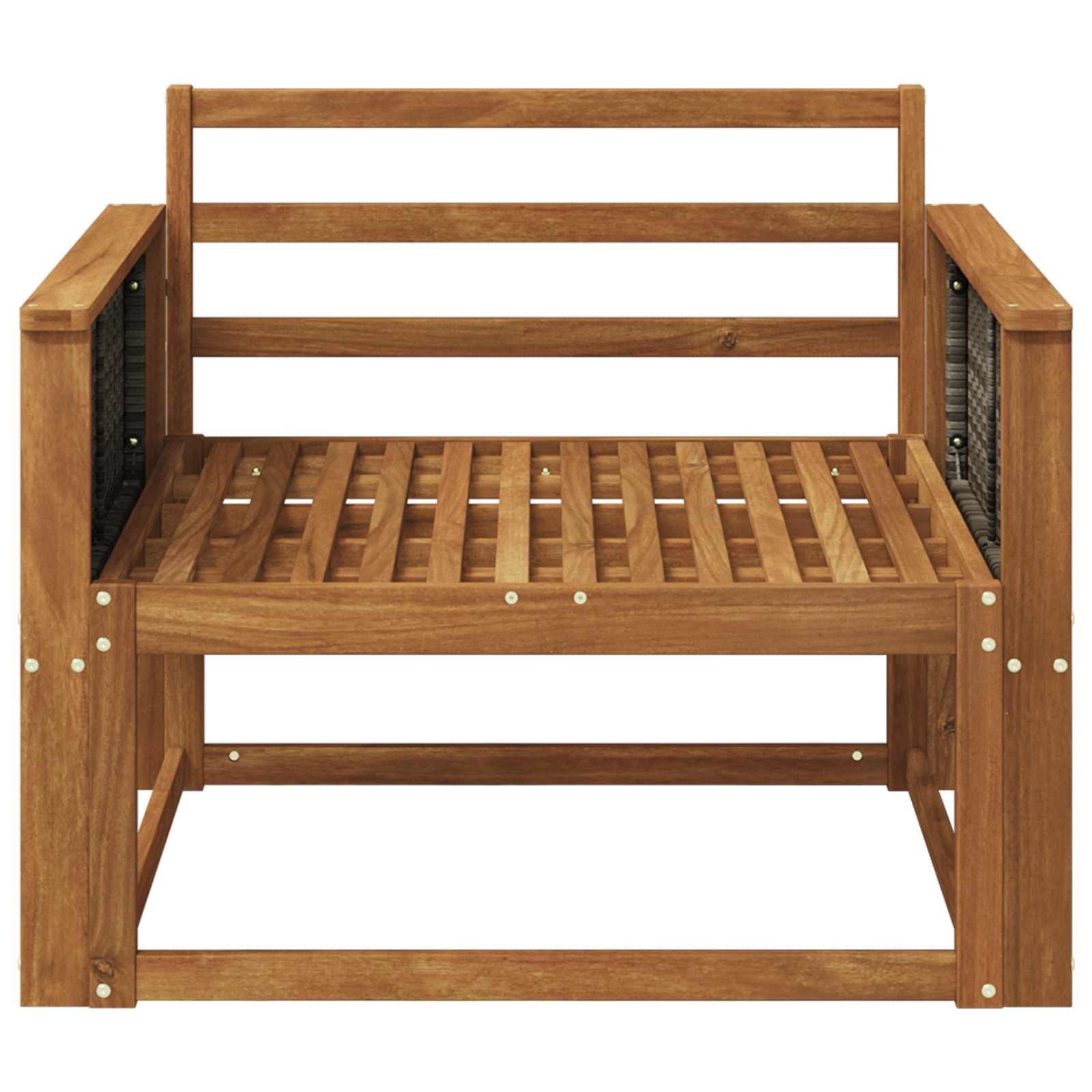 Buiten Midden Sofa Massief Acaciahout Naturel image 3