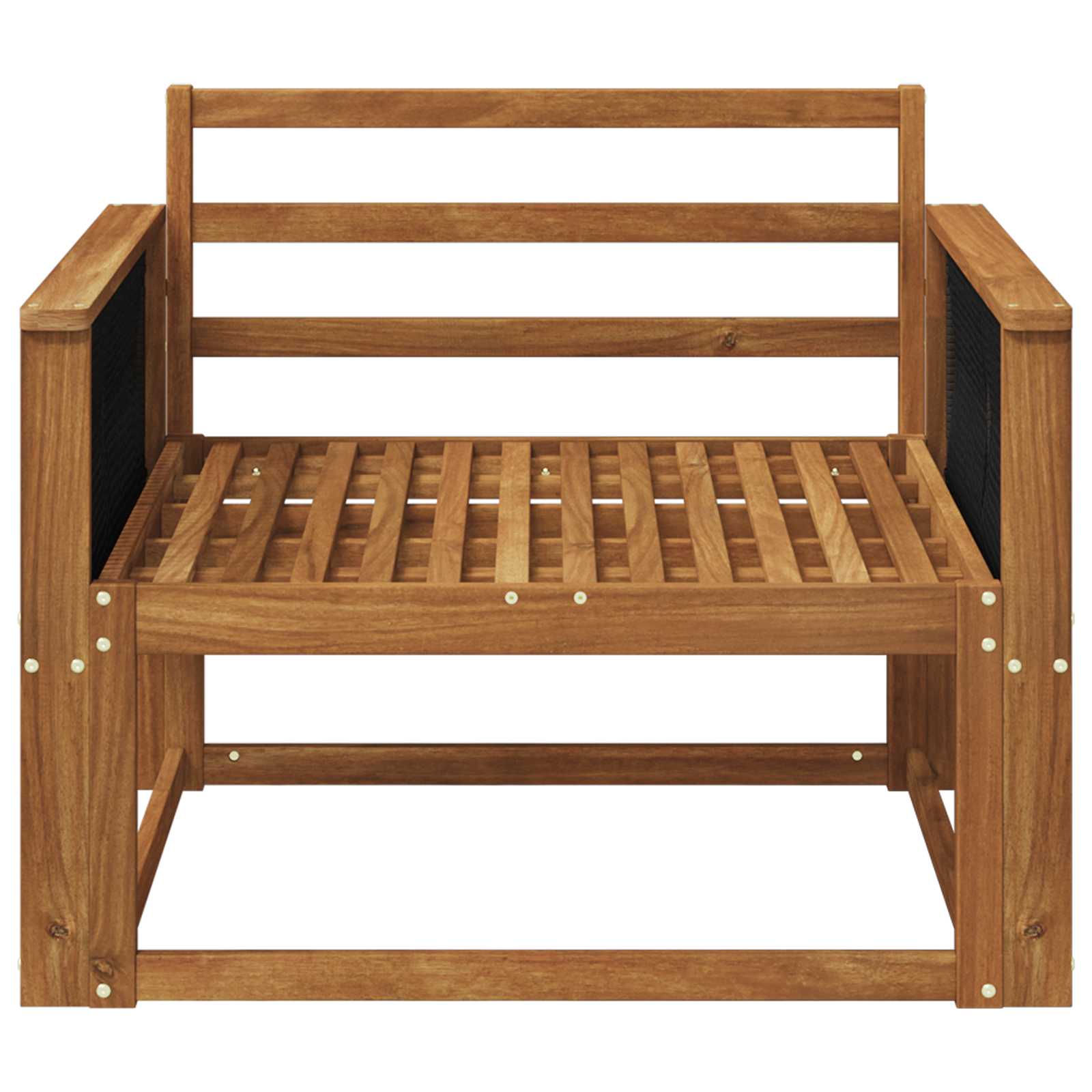 Buiten Midden Sofa Massief Acaciahout Naturel image 3
