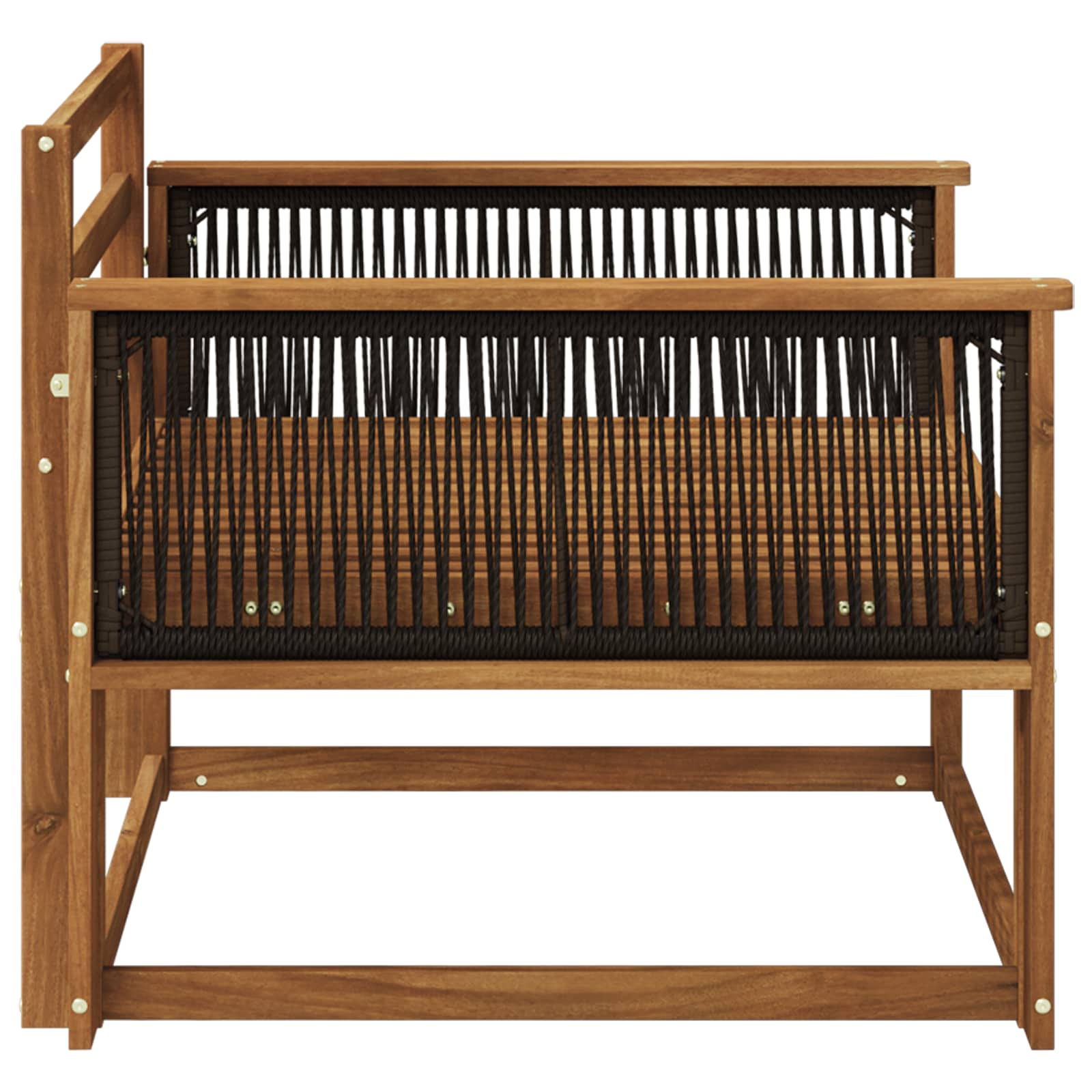 Buiten Midden Sofa Massief Acaciahout Naturel image 4